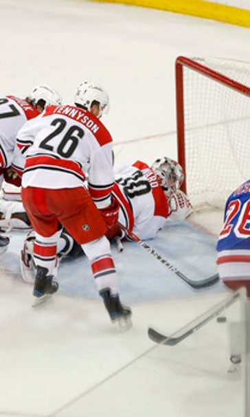 Nash, Vesey rally Rangers to 3-2 win over Hurricanes